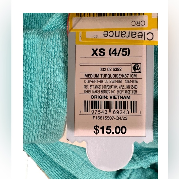 KB Cat & Jack Soft Teal Hoodie in Size XS(4/5), M(8) - Picture 12 of 15